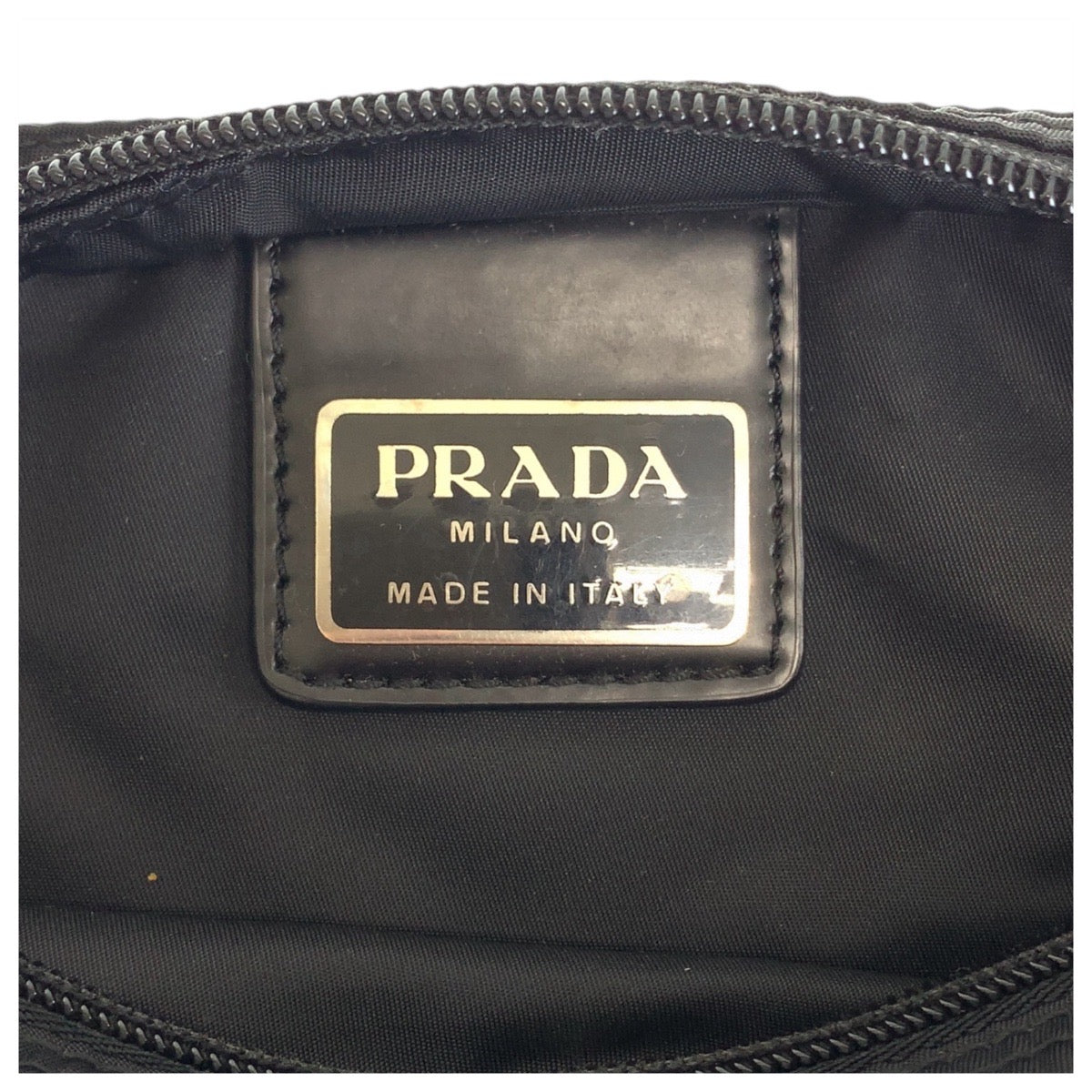 Prada Nylon Tessuto Triangle Logo Shoulder Bag