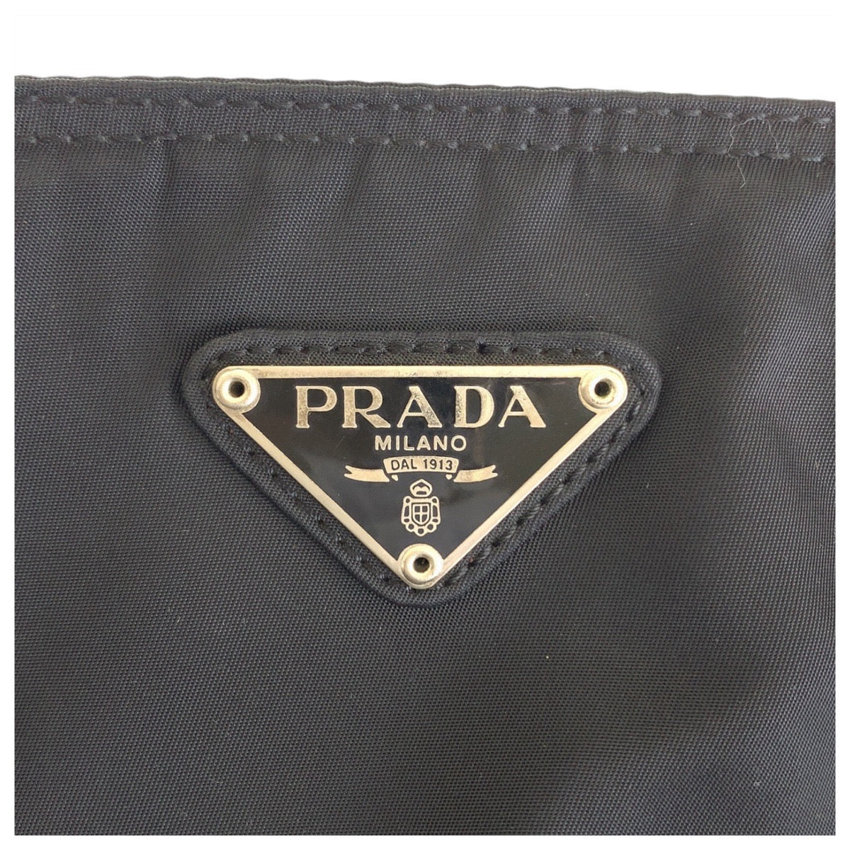 Prada Nylon Tessuto Triangle Logo Shoulder Bag