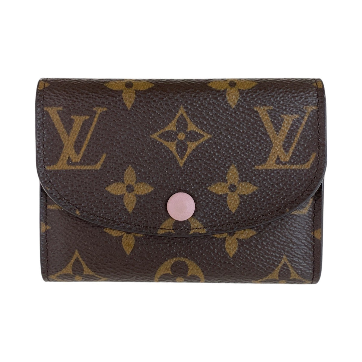 Louis Vuitton Monogram Rosalie Wallet Brown Pink