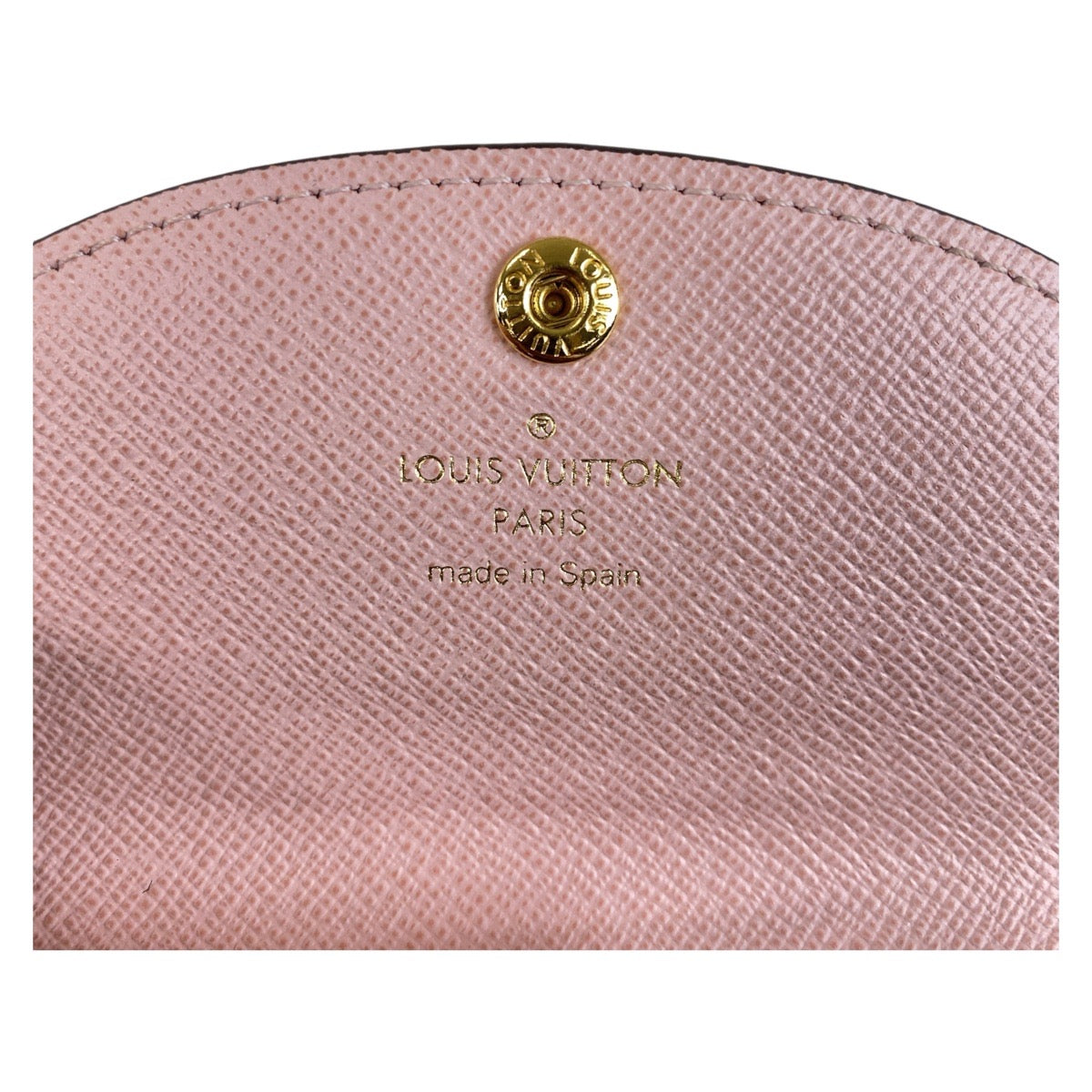 Louis Vuitton Monogram Rosalie Wallet Brown Pink