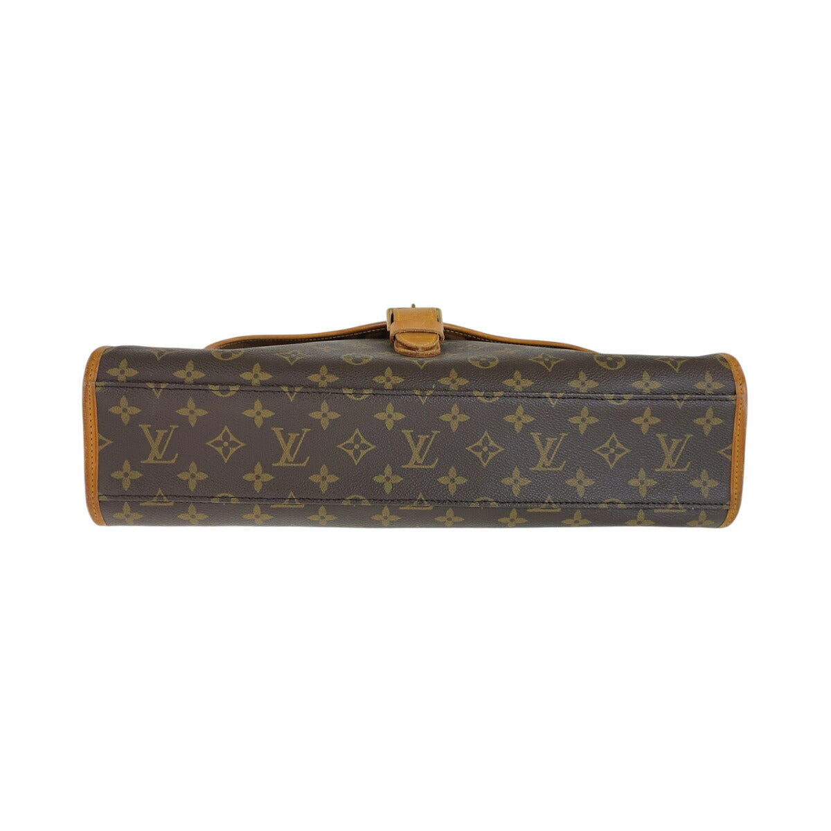 Louis Vuitton Beverly Briefcase Brown PVC