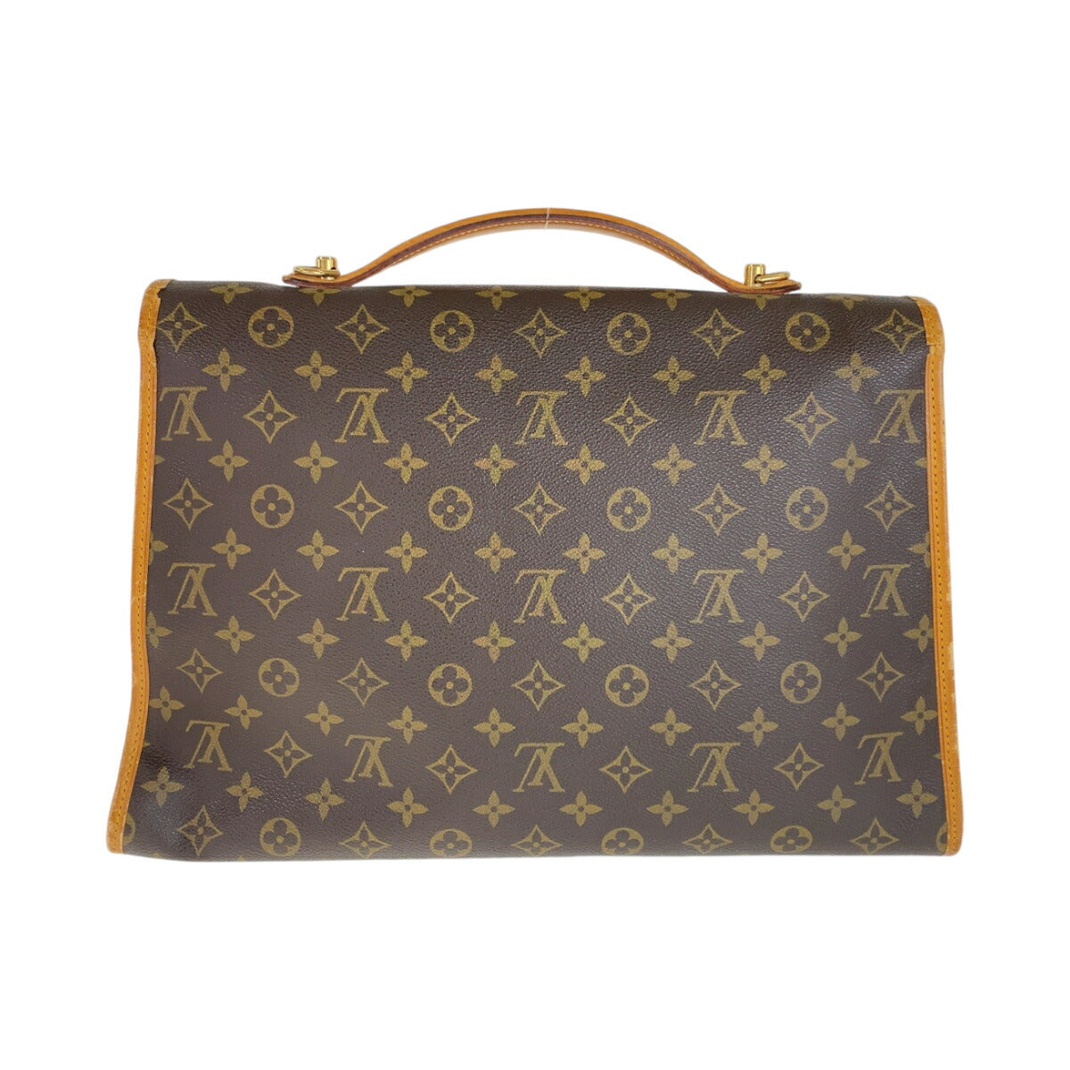 Louis Vuitton Beverly Briefcase Brown PVC