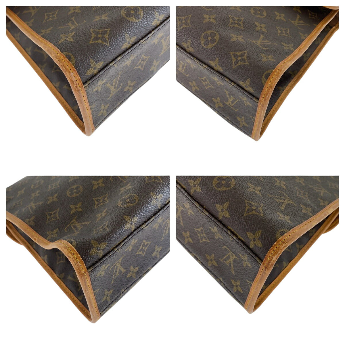 Louis Vuitton Beverly Briefcase Brown PVC