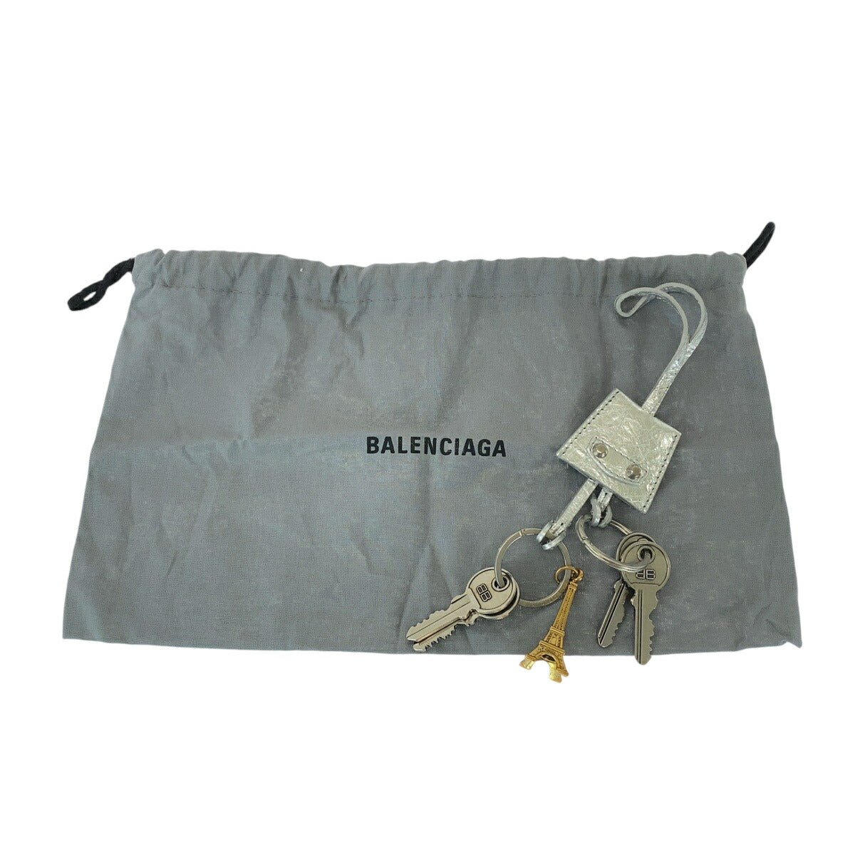 Balenciaga Le City Lambskin Keychain