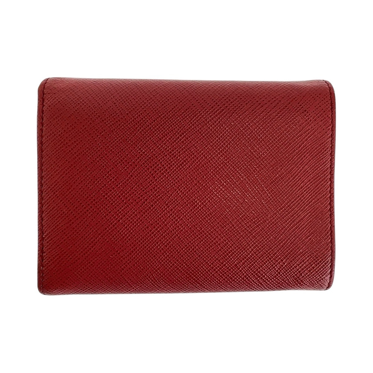 Prada Saffiano Leather Compact Wallet