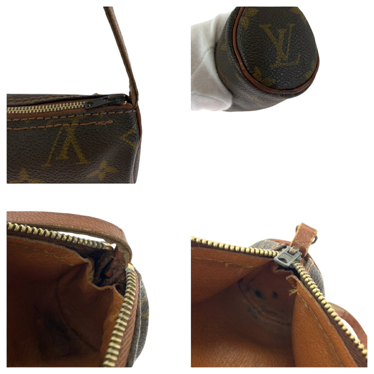 Louis Vuitton Monogram Papillon Pouch Brown