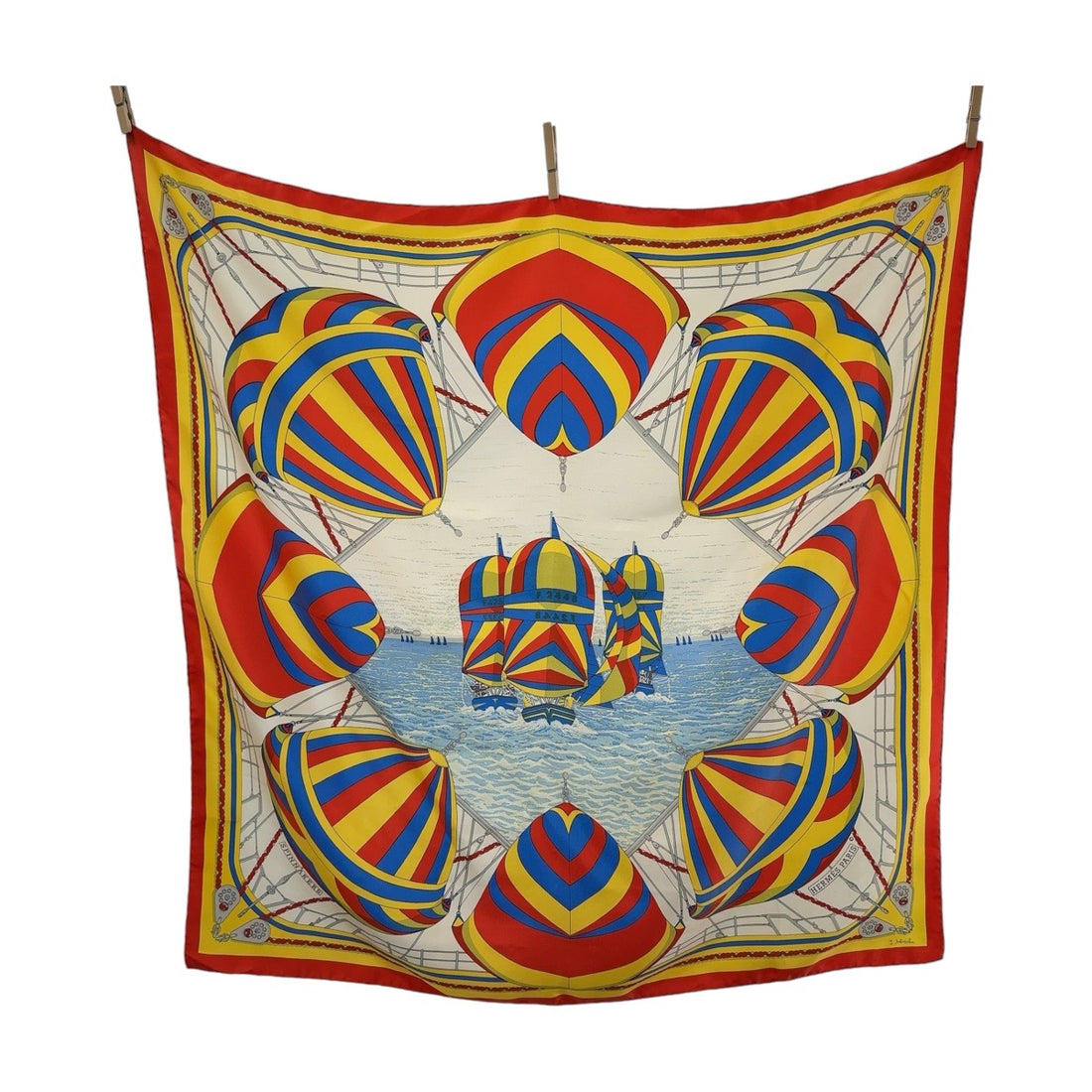 Hermes Silk Spinnaker Scarf