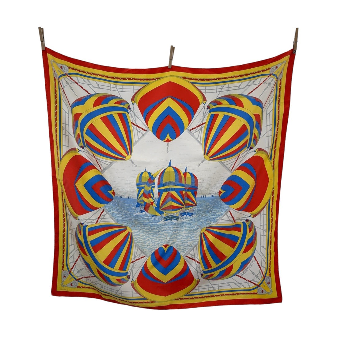 Hermes Silk Spinnaker Scarf