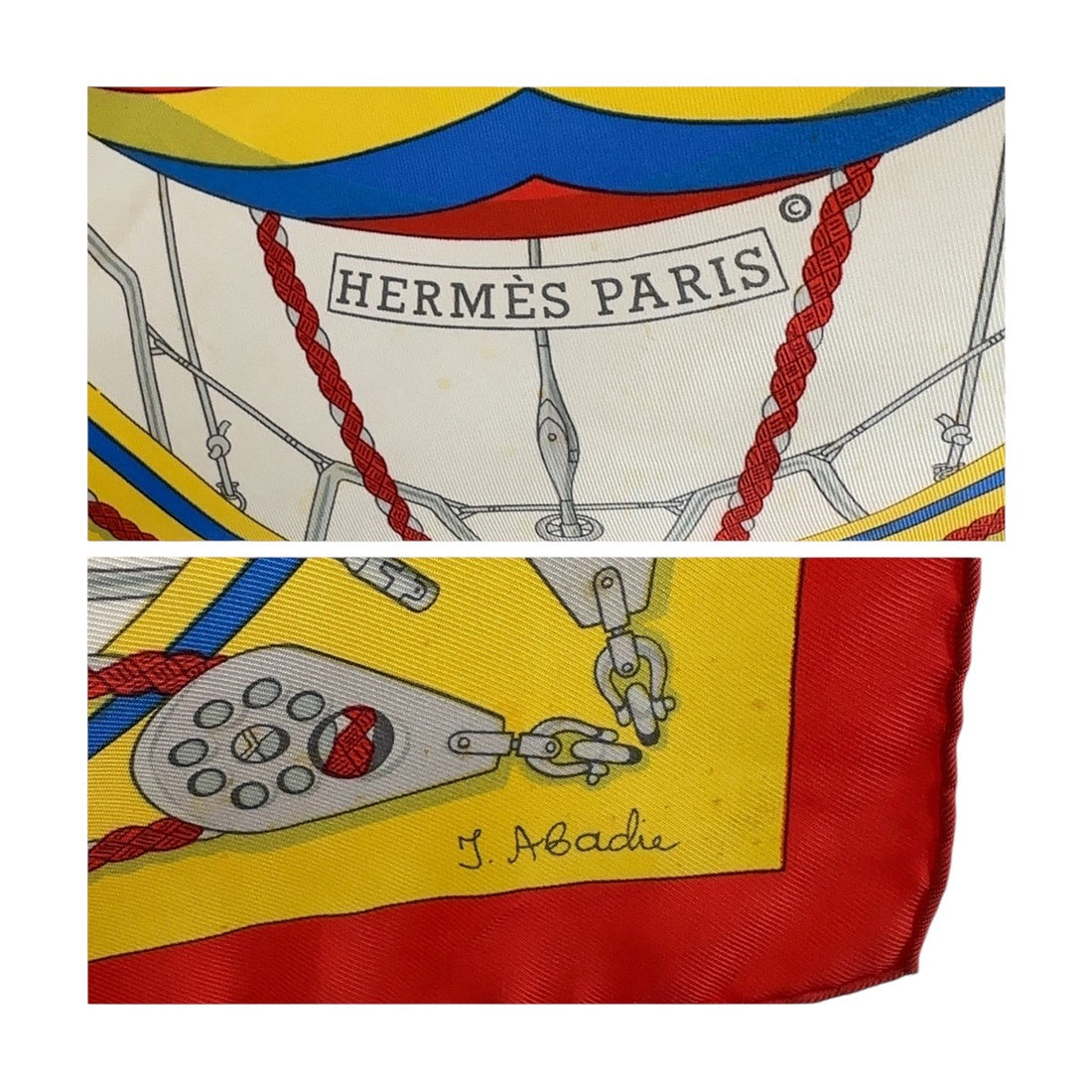 Hermes Silk Spinnaker Scarf