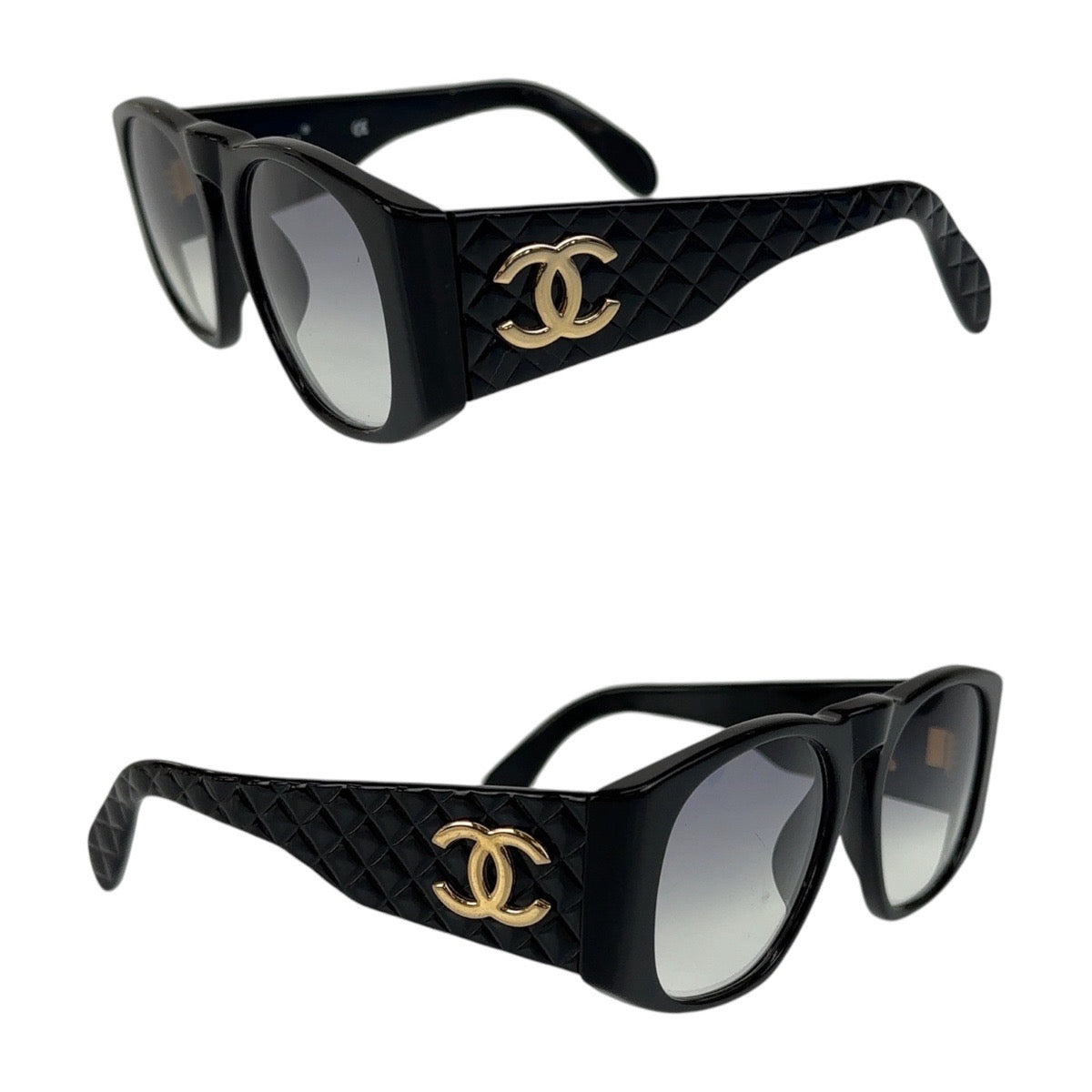 Chanel Vintage Coco Mark Matelassé Sunglasses