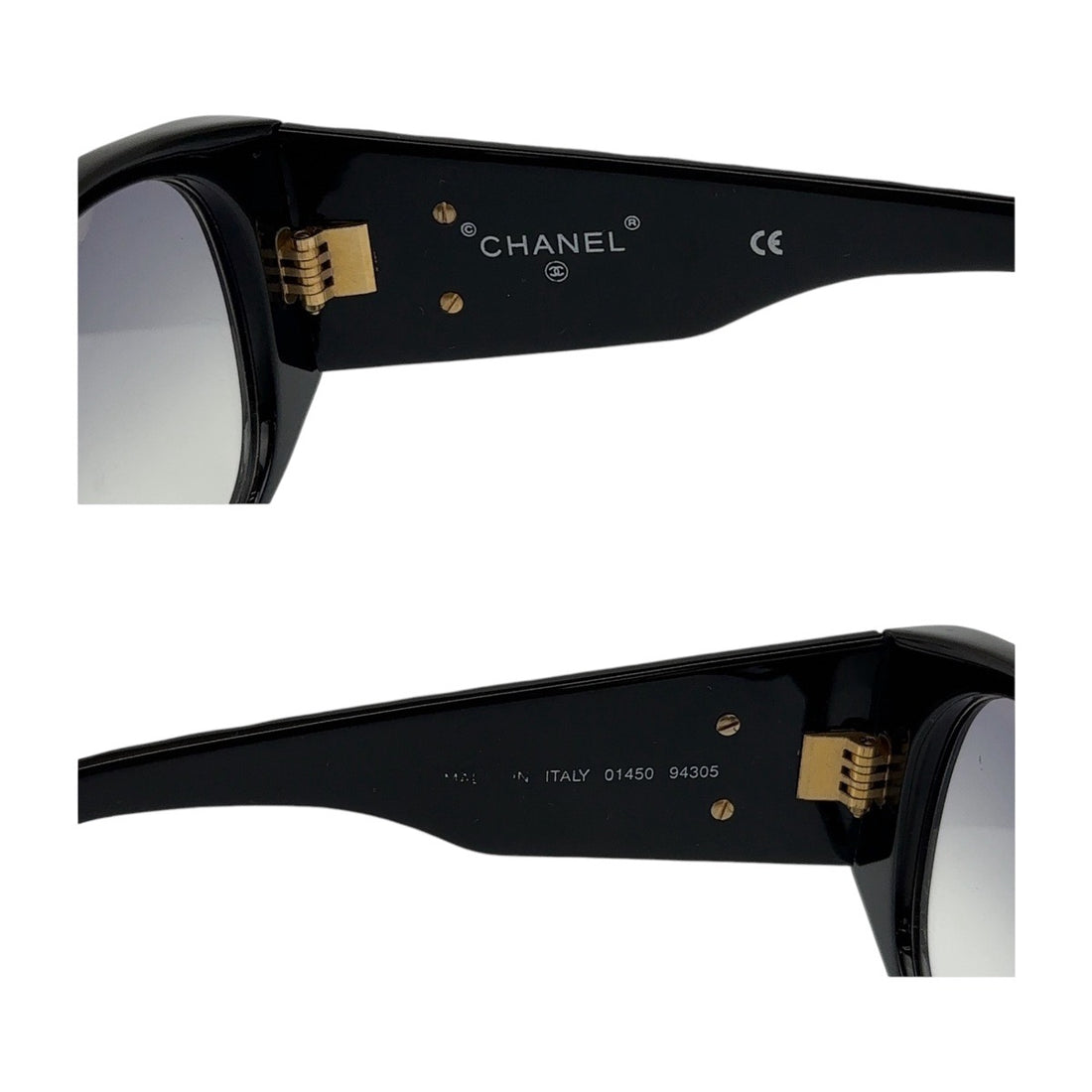 Chanel Vintage Coco Mark Matelassé Sunglasses