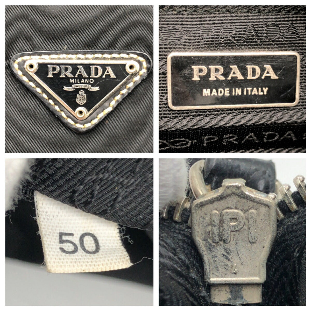 Prada Nylon Tessuto Triangle Logo Shoulder Bag