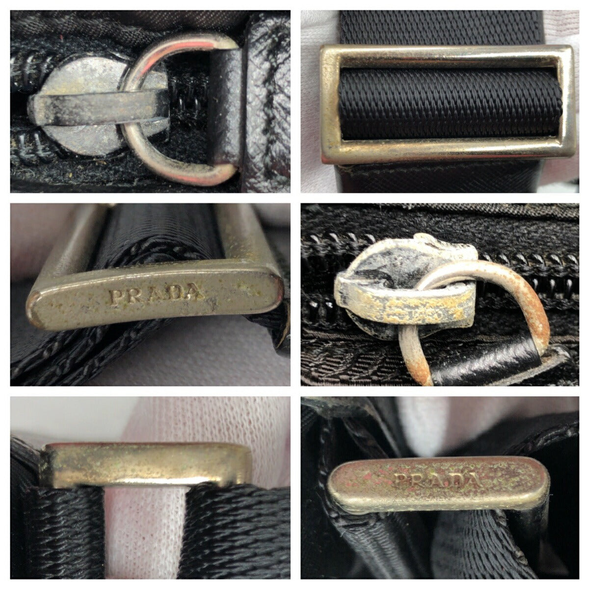 Prada Nylon Tessuto Logo Shoulder Bag