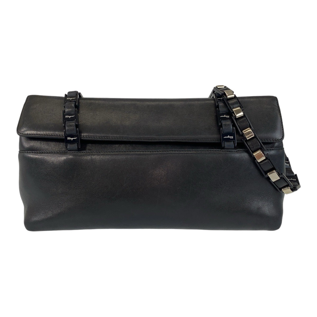 Salvatore Ferragamo Vara Leather Shoulder Bag