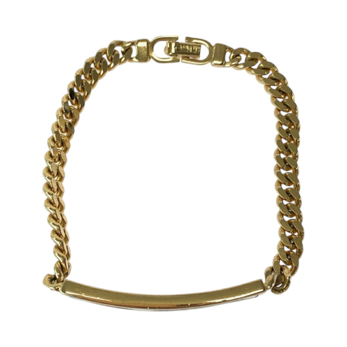 Dior Gold Plate Logo Bracelet