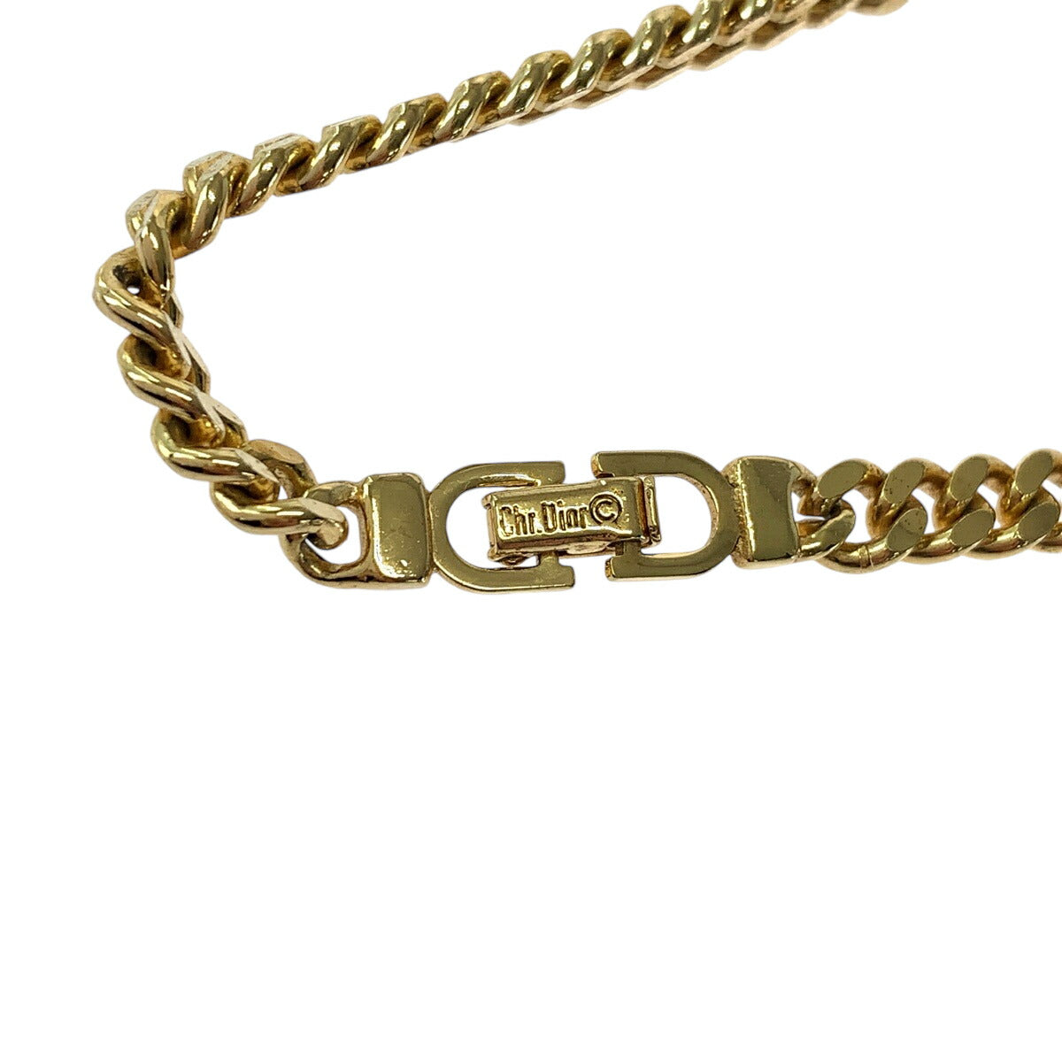 Dior Gold Plate Logo Bracelet