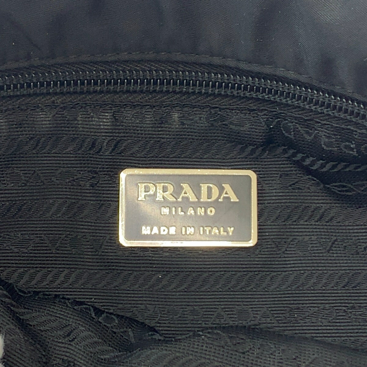 Prada Nylon Tessuto Triangle Logo Tote Bag