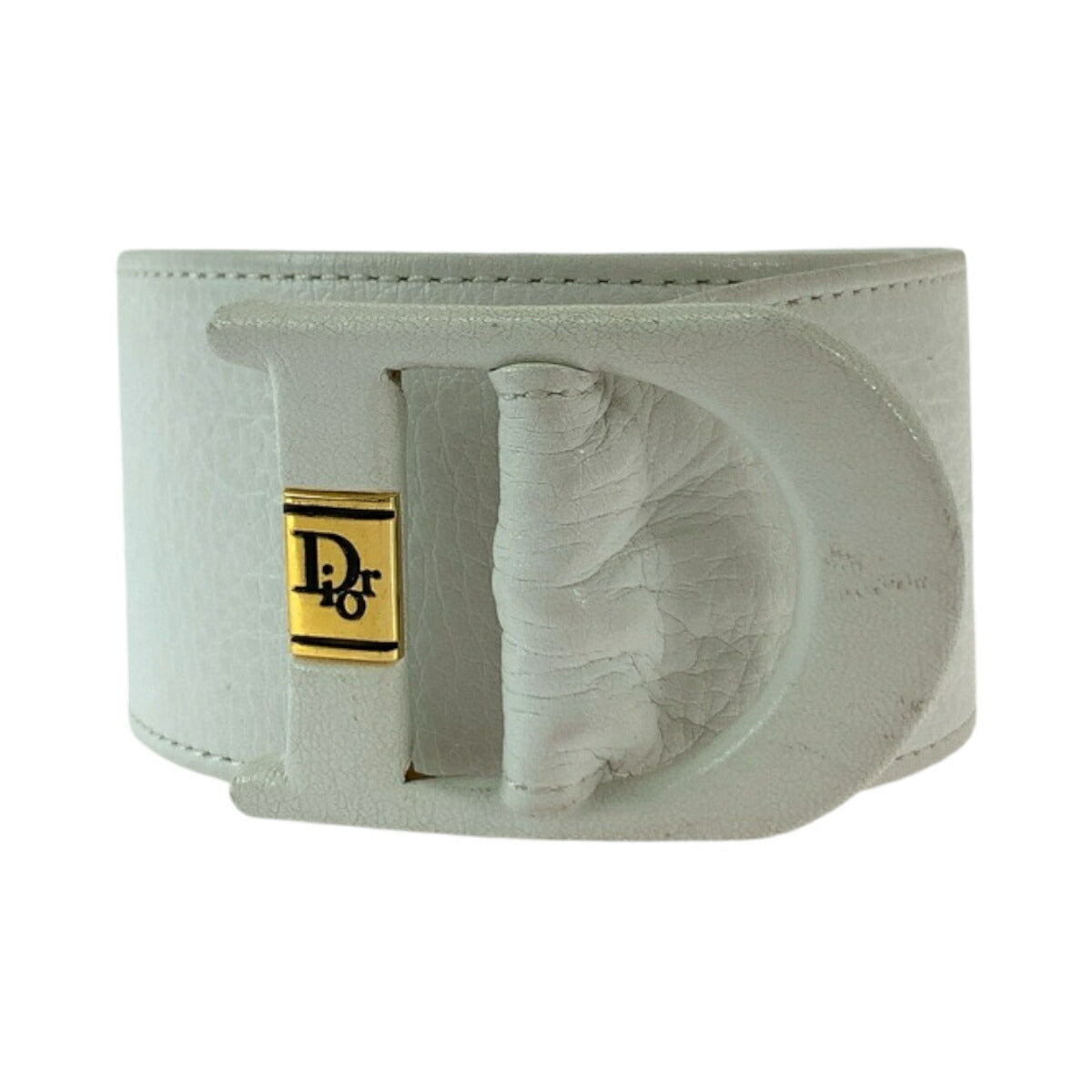 Dior Vintage Leather D Buckle Belt