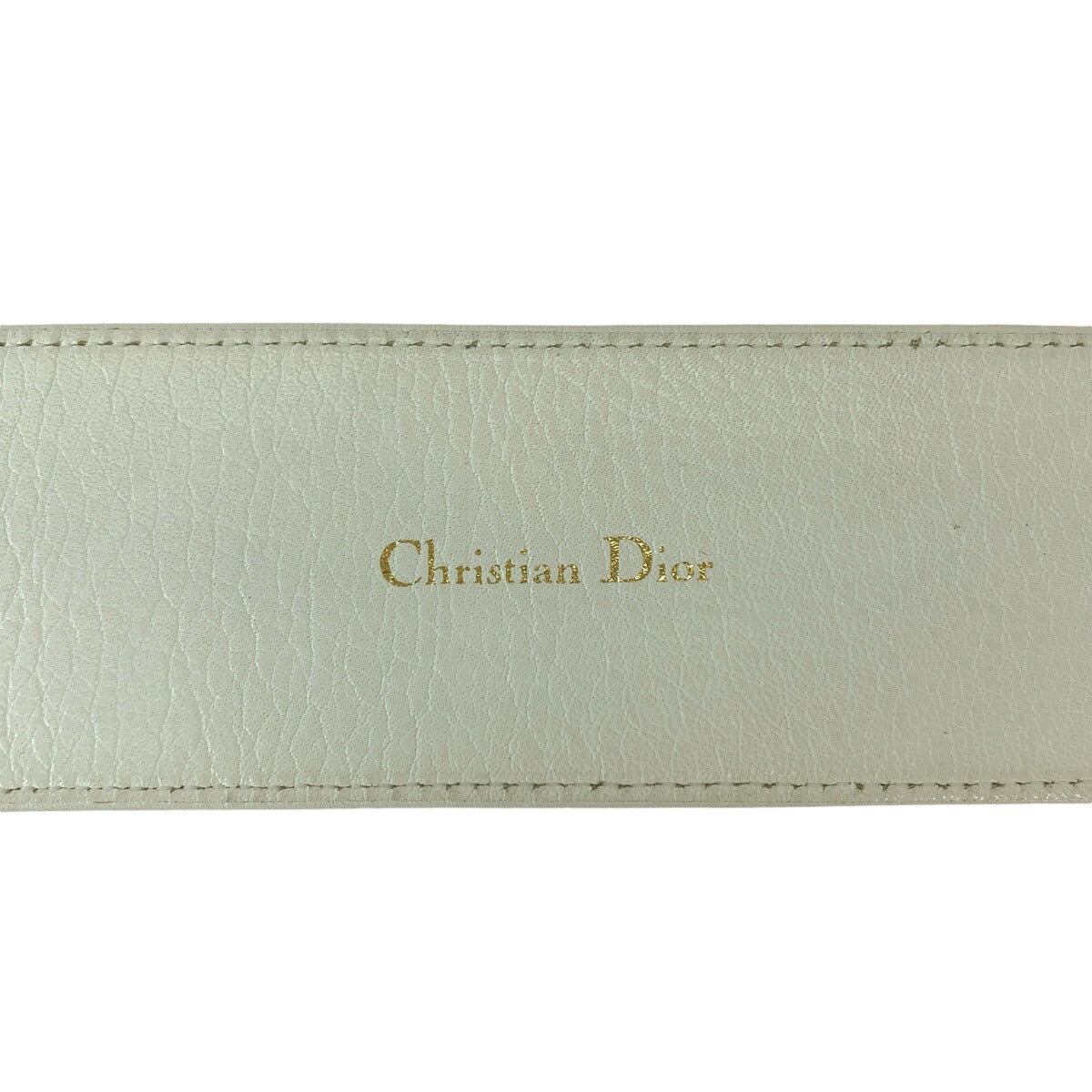 Dior Vintage Leather D Buckle Belt