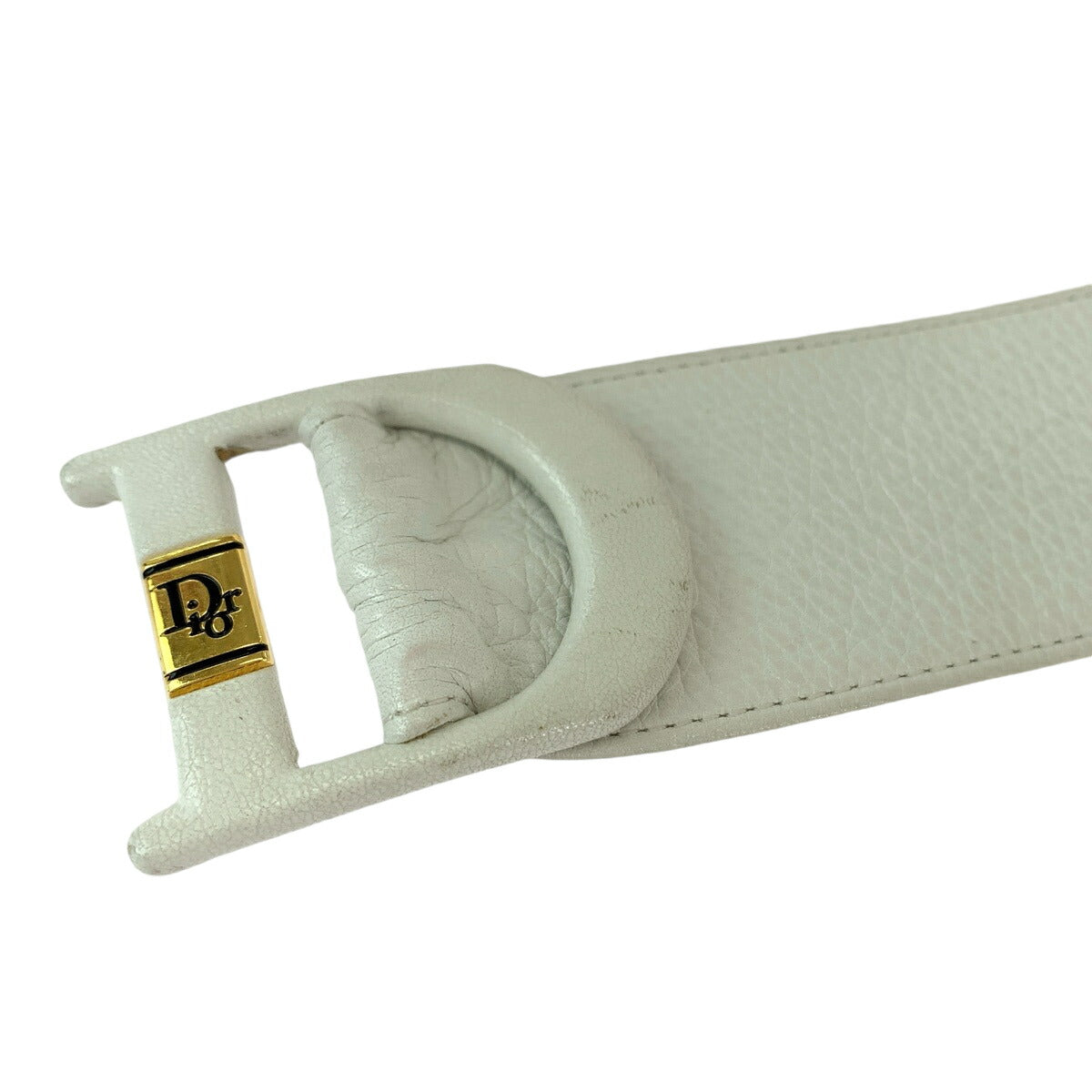 Dior Vintage Leather D Buckle Belt