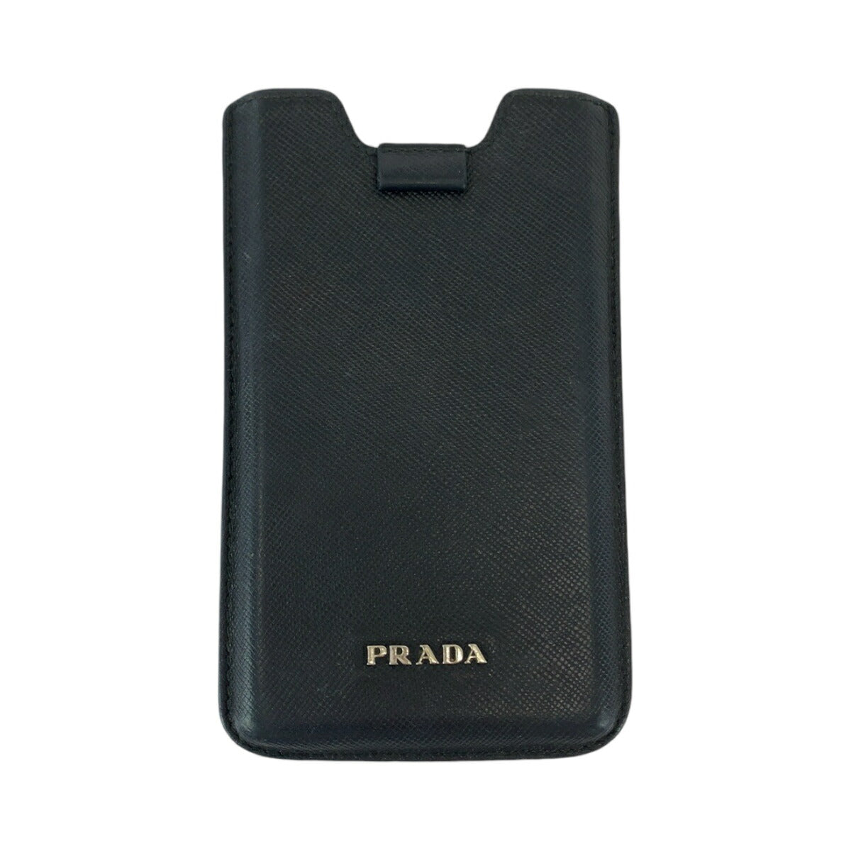 Prada Black Leather Smartphone Case