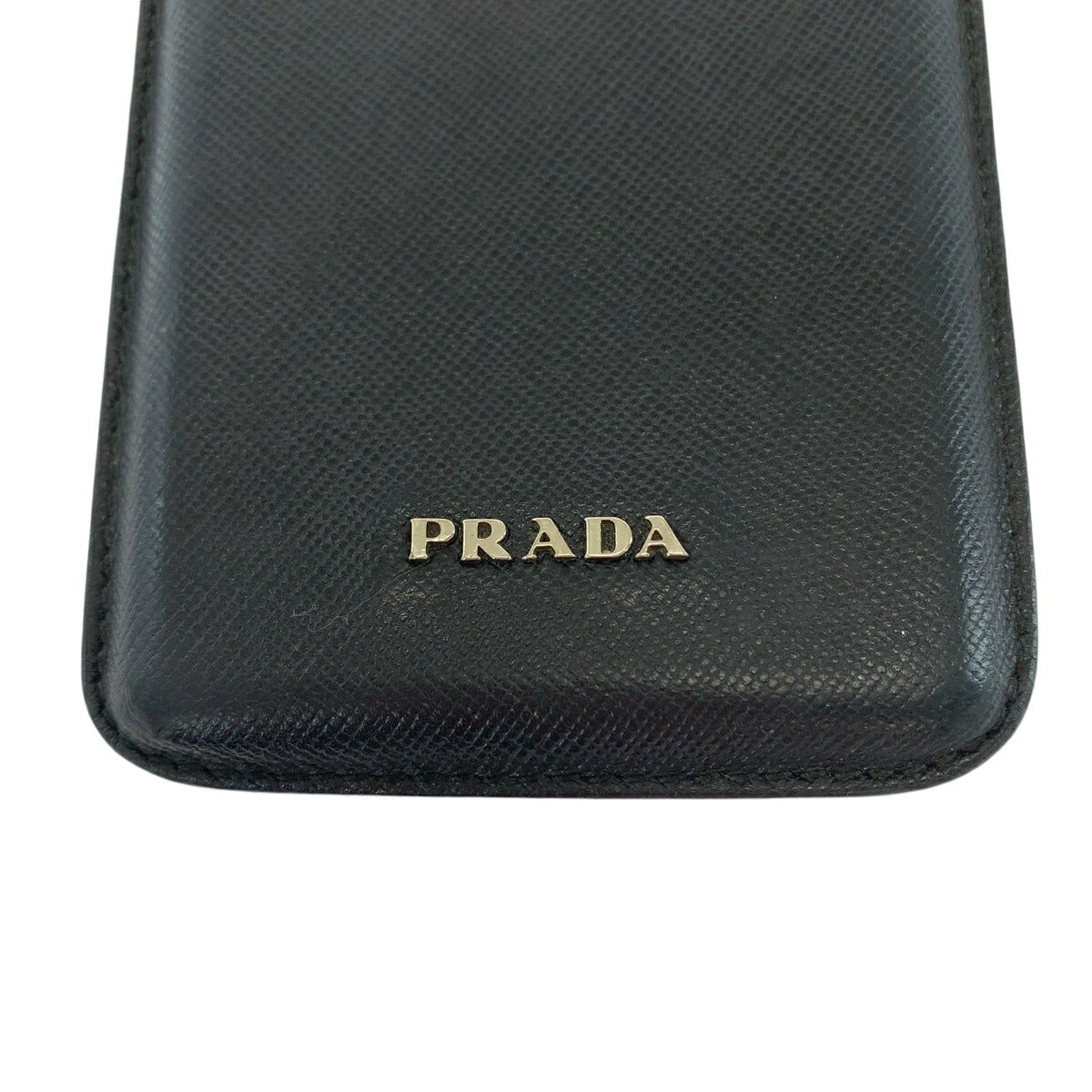 Prada Black Leather Smartphone Case