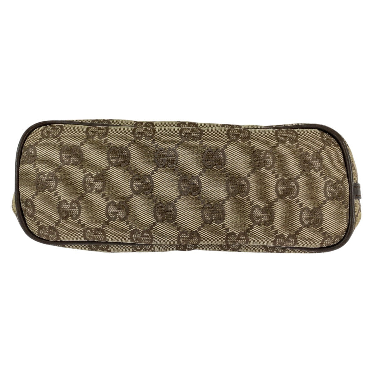 Gucci Brown Beige Leather Handbag Accessory Pouch