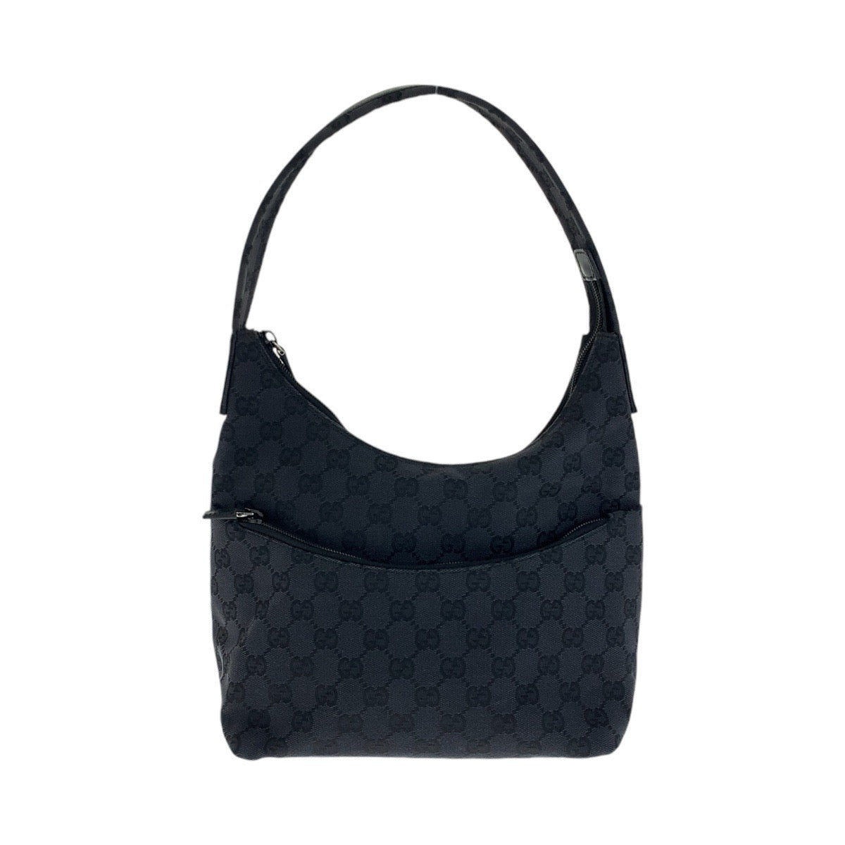 Gucci Black GG Canvas Shoulder Bag