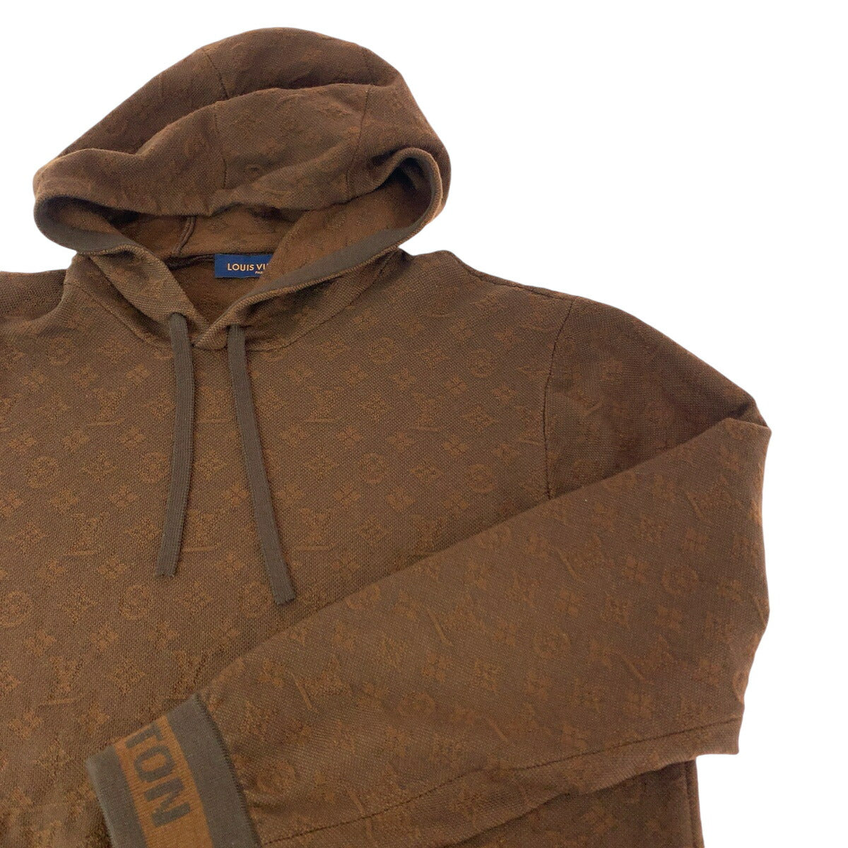 Louis Vuitton Wool Jacquard Hoodie Sweatshirt