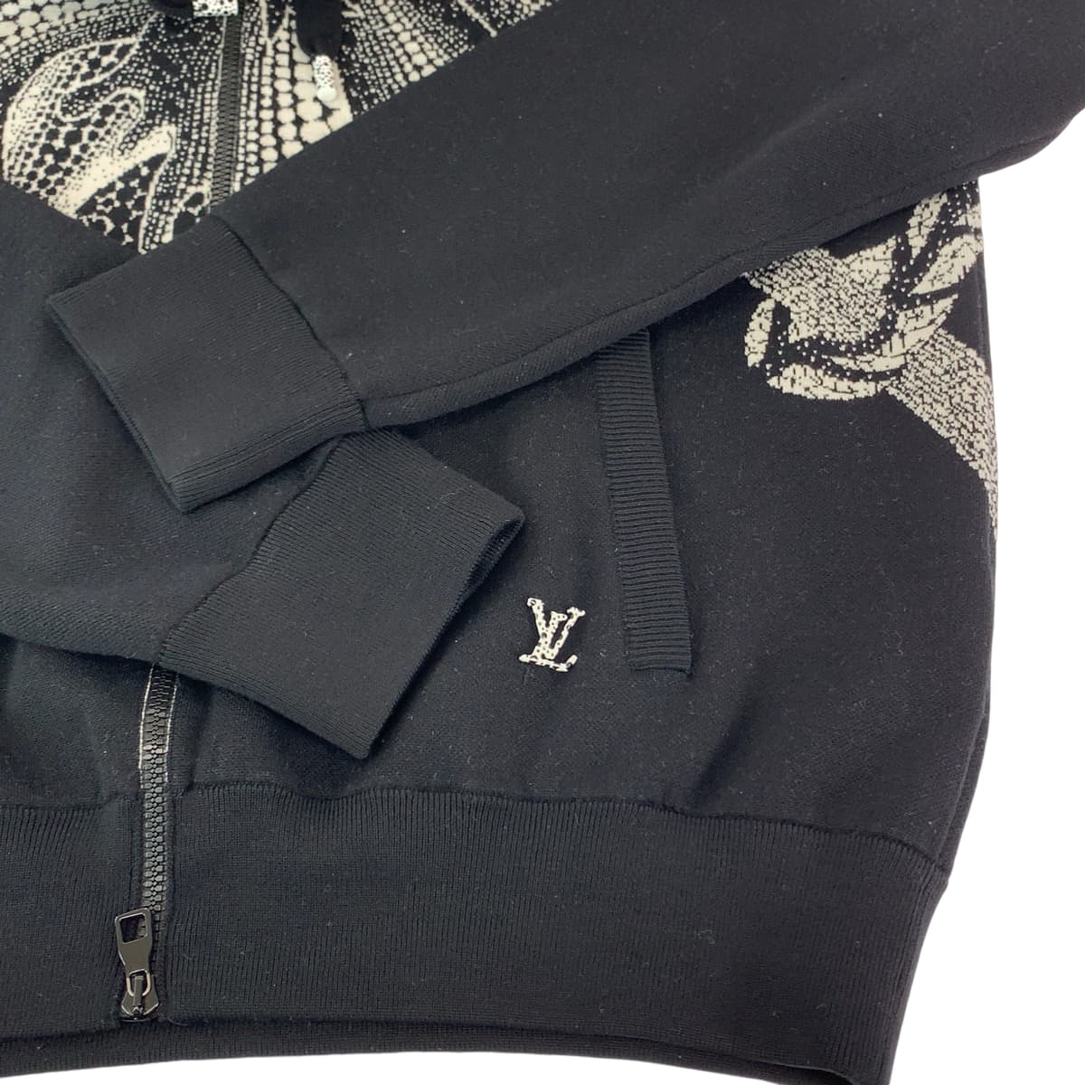 Louis Vuitton Psychedelic Flower Wool Knit Hoodie