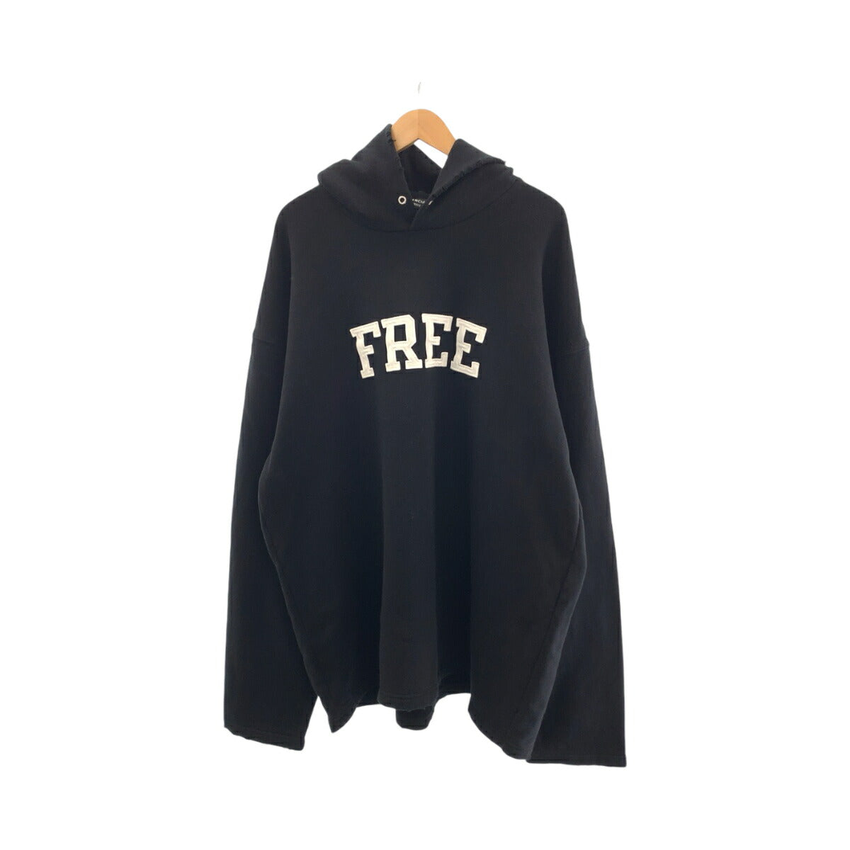 Balenciaga Cotton XXS Hoodie Black