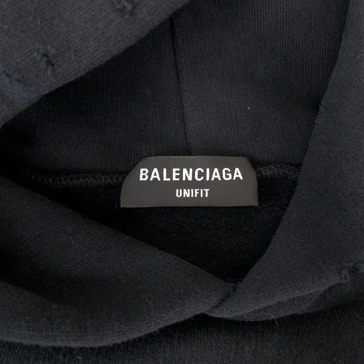 Balenciaga Cotton XXS Hoodie Black