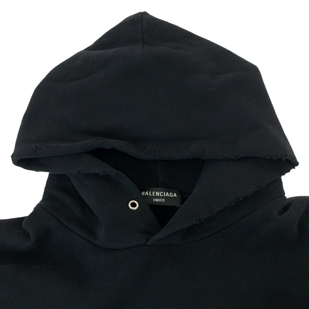 Balenciaga Cotton XXS Hoodie Black