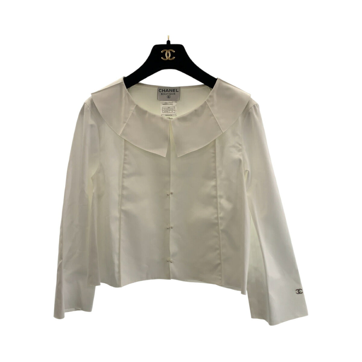 Chanel Vintage Coco Mark Cotton Shirt