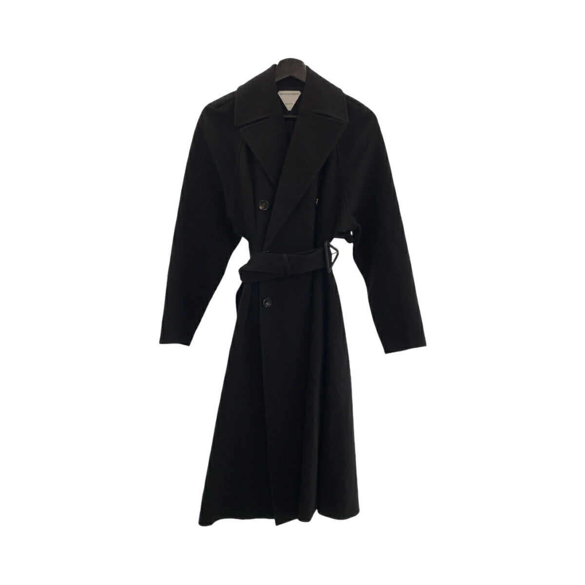 Bottega Veneta Wool Trench Coat with Triangle Belt