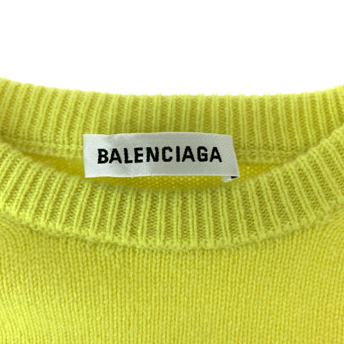 Balenciaga Cashmere Logo Tag Sweater XS