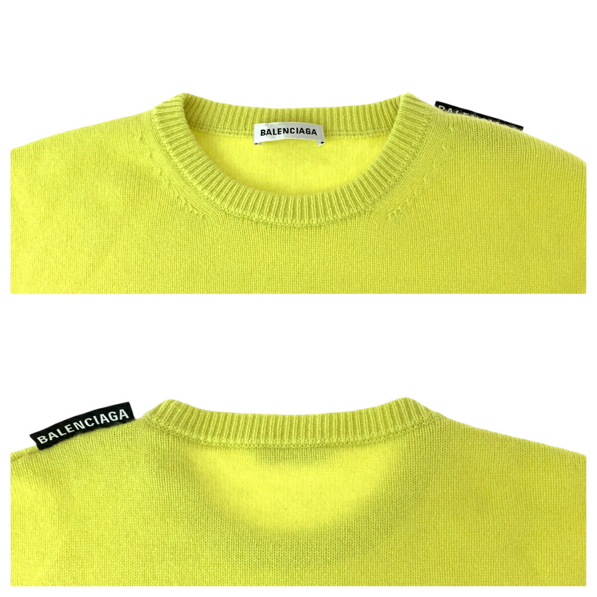 Balenciaga Cashmere Logo Tag Sweater XS