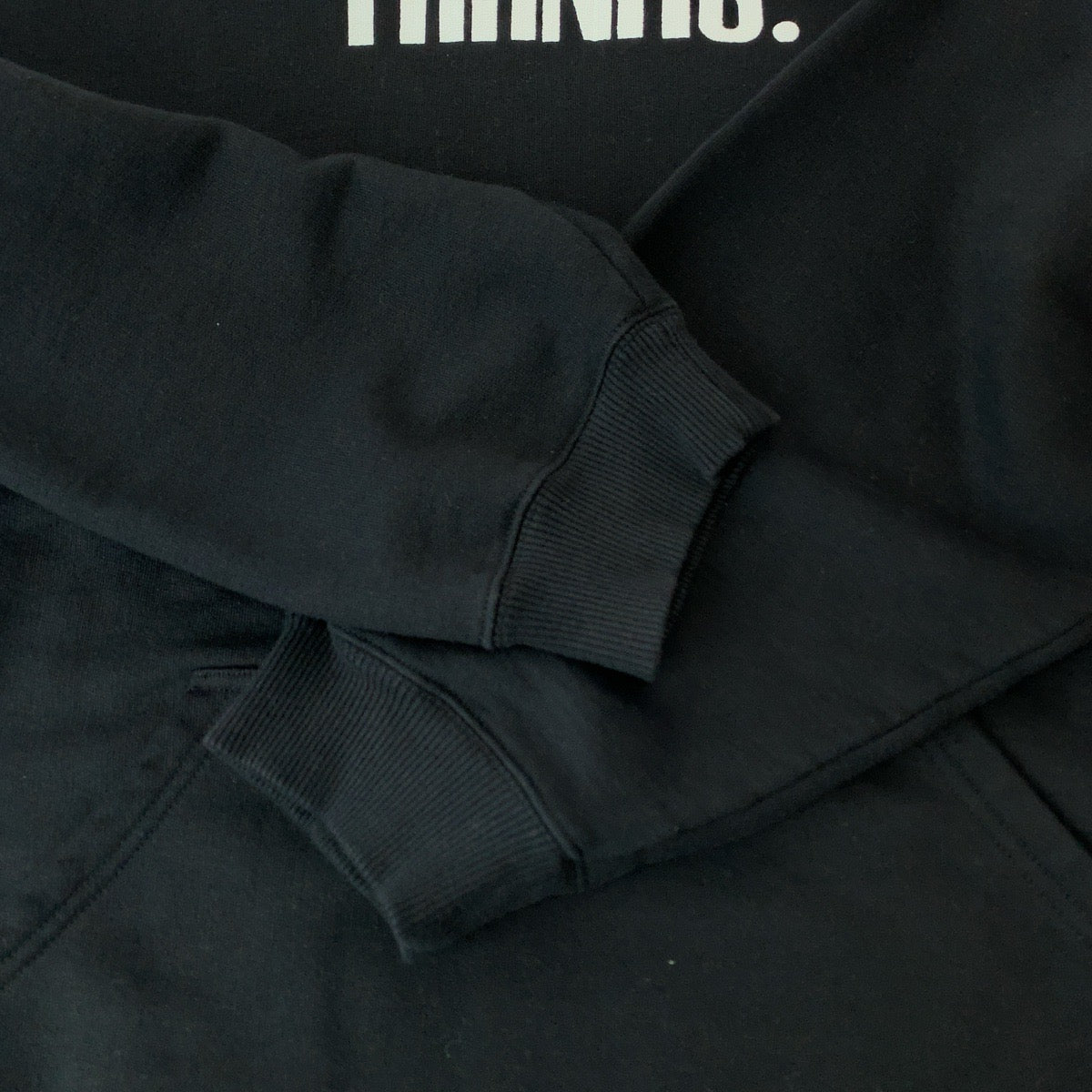 VETEMENTS Black Cotton Hoodie Size M