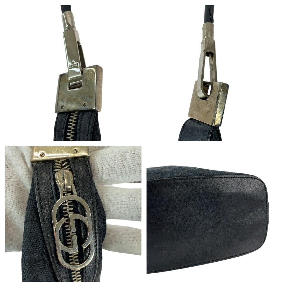 Gucci GG Canvas Hobo Shoulder Bag