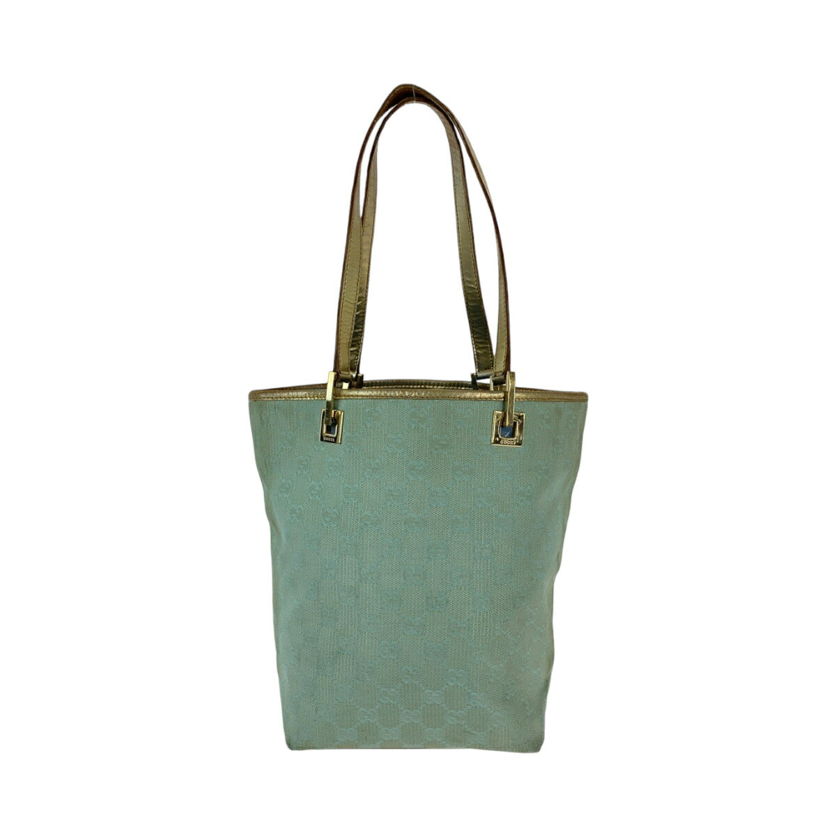 Gucci Emerald GG Canvas Tote Shoulder Bag