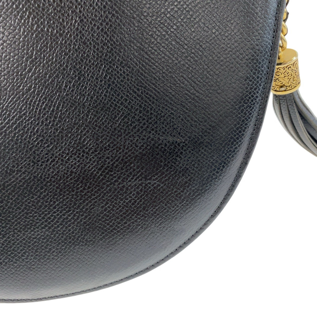 Valentino Garavani Vintage Black Leather Shoulder Bag