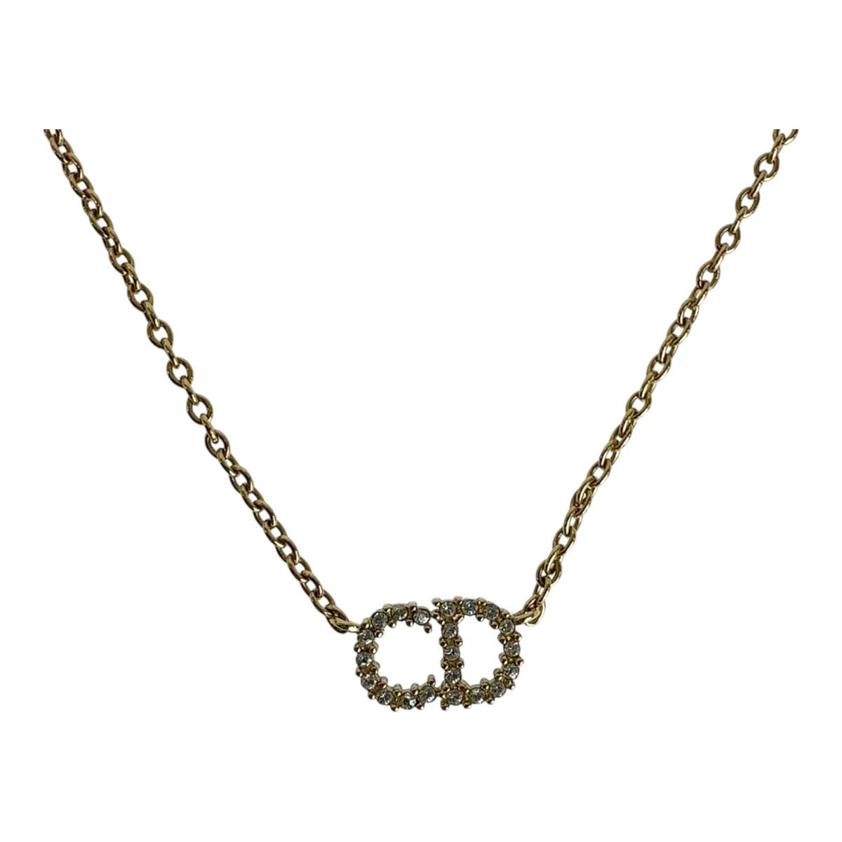 Dior Clair D Lune Metal Rhinestone Necklace