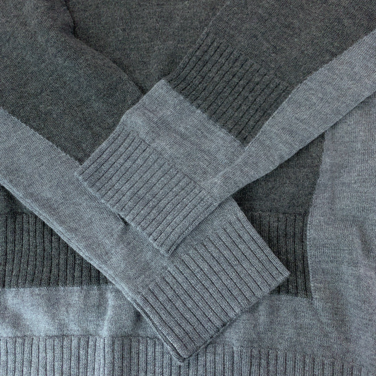 Loewe Anagram Grey Wool Knit Sweater Men