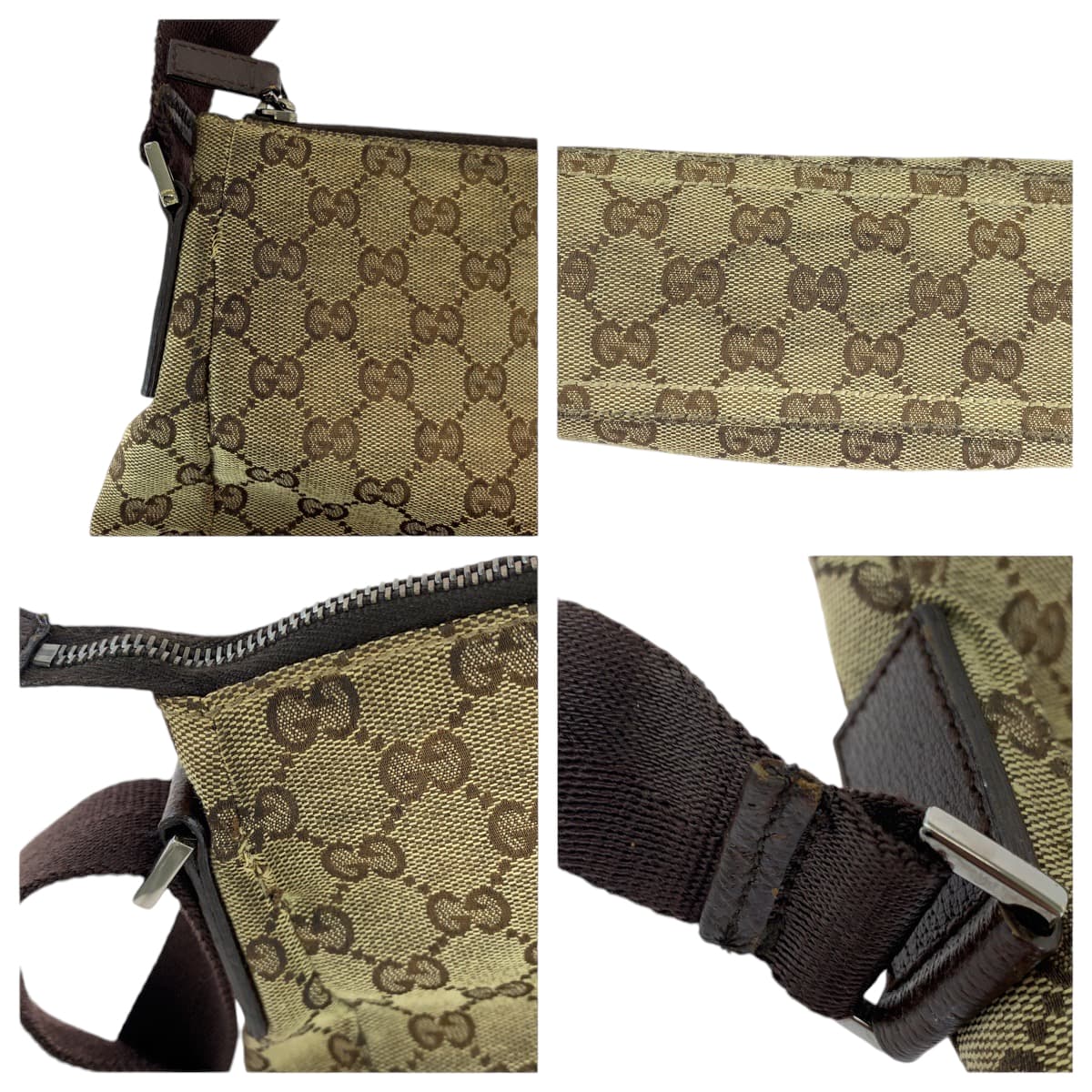 Gucci GG Canvas Shoulder Messenger Bag