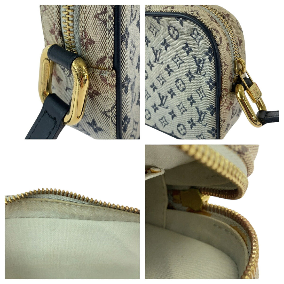 Louis Vuitton Juliette MM Canvas Shoulder Bag