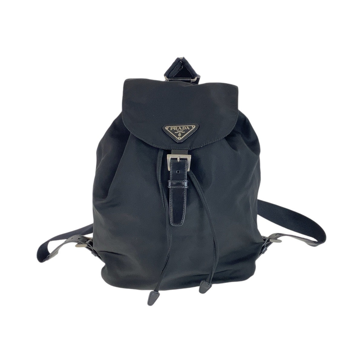 Prada Nylon Tessuto Logo Backpack