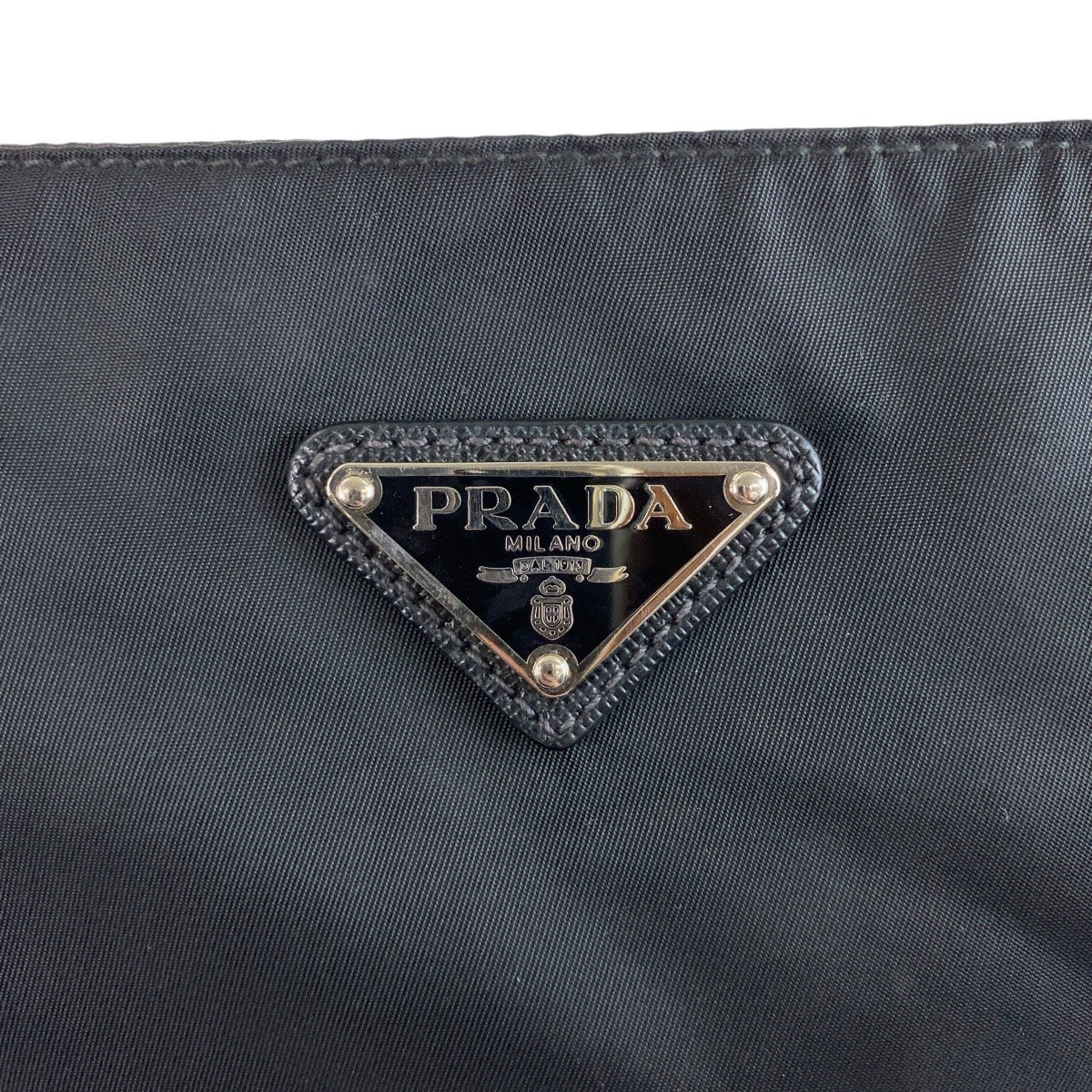 Prada Nylon Tessuto Triangle Logo Messenger Bag