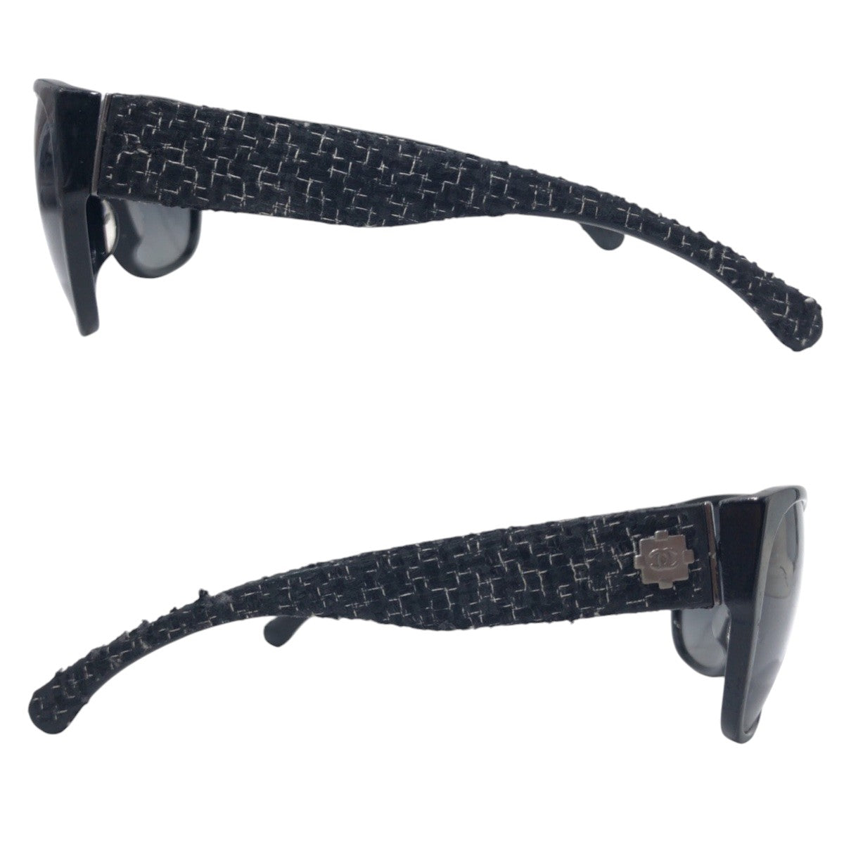 Chanel Tweed Temple Sunglasses 5237-A