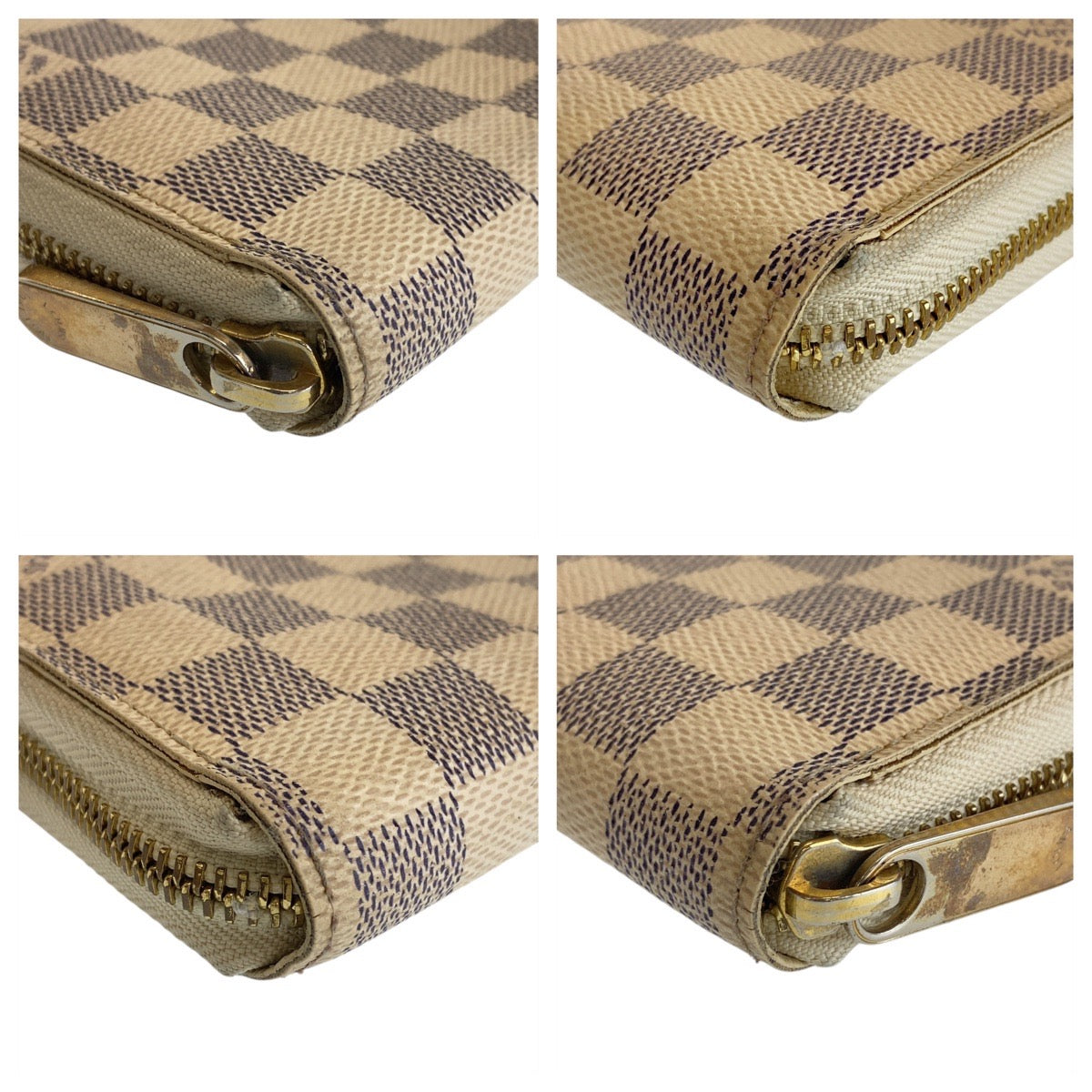 Louis Vuitton Damier Azur Zippy Wallet N60019