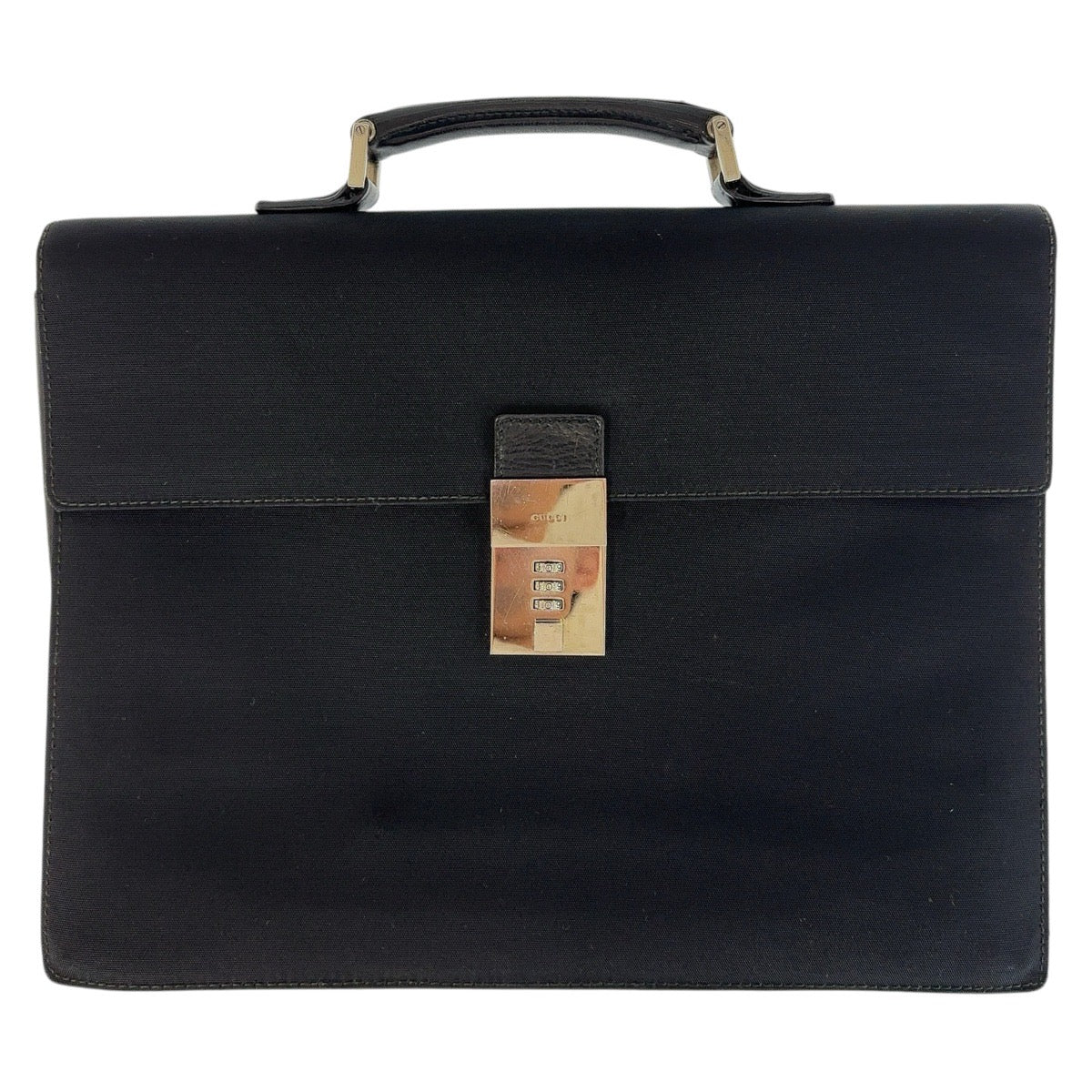 Gucci Leather Business Briefcase Black